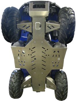 Skid plate full set (aluminium): SYM 600 Quadrider