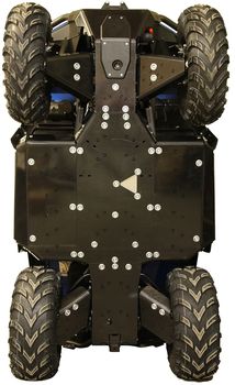 Skid plate full set (HDPE plastic): CFMOTO CFORCE 625 Touring (-2022): CFORCE 600 Touring (2020-2022)