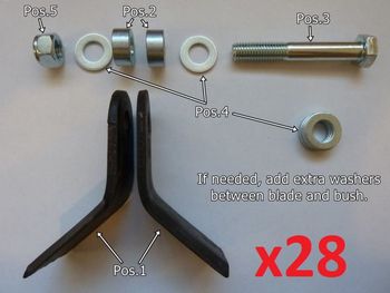 Y blades: ( Complete set )