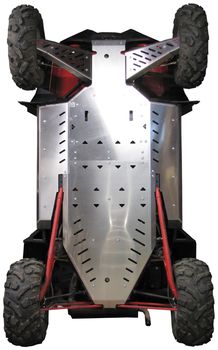 Skid plate full set (aluminium): Polaris RZR 900 XP (-2014)