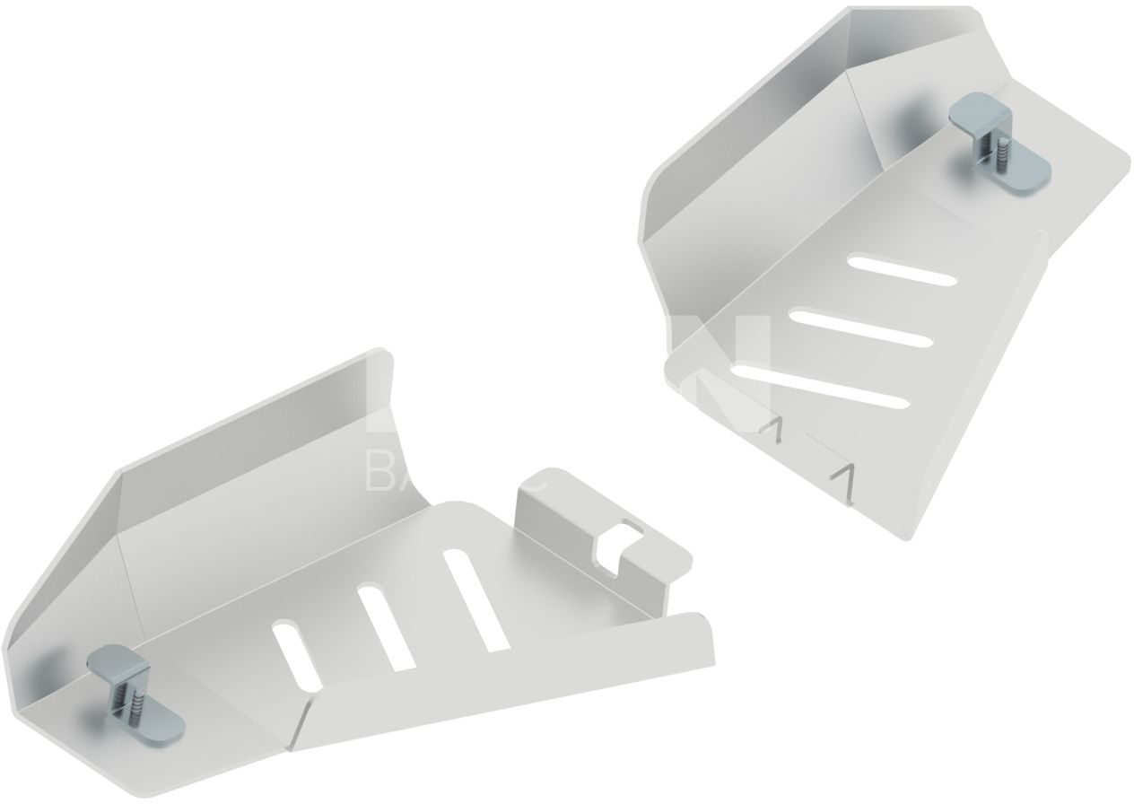 Al. Front A-arm guards (pair) Polaris RZR 570