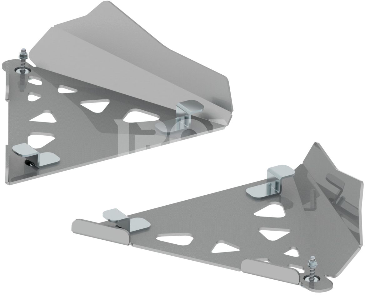 Al. front A-arm guards (pair): CanAm Renegade 2012-2018: CanAm Outlander 2012-2018