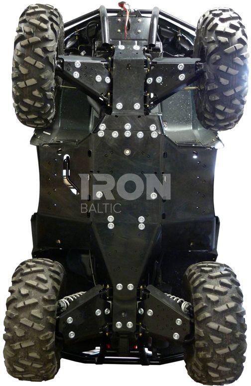 Skid plate full set (plastic): Arctic Cat TRV 1000