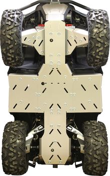 Skid plate full set (aluminium): AODES Pathcross 650 S / 850 S / 1000 S