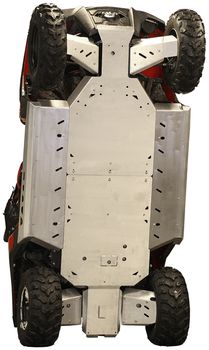Skid plate full set (aluminium): Polaris RZR 800