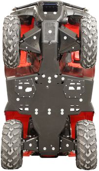 Skid plate full set (plastic): Rancher IRS / Rubicon IRS: Honda TRX 420 (IRS) / TRX 500 (IRS) / TRX 520 (IRS)