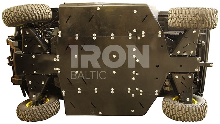 Skid plate full set (plastic): John Deere Gator XUV 865