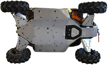 Skid plate full set (aluminium): CanAm Maverick (-2014)