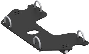 Mid-mount adapter: Yamaha Grizzly / Kodiak