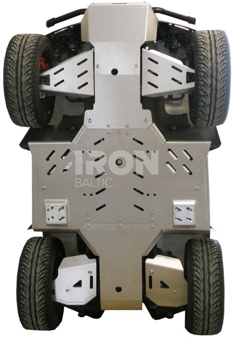 Skid plate full set (aluminium): Cectek 500 Gladiator / Quadrift