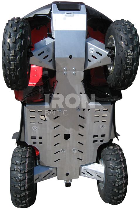 Skid plate full set (aluminium): Honda TRX 650 / 680: (-2014)