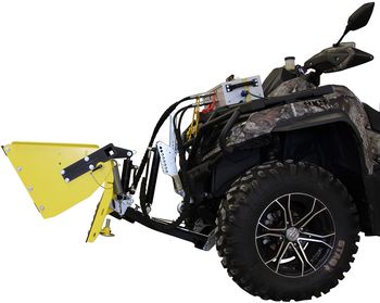 2-in-1 Modular Plow Bucket: with hydraulic dump