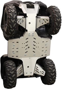 Skid plate full set (aluminium): Yamaha Grizzly 700: (2016+)