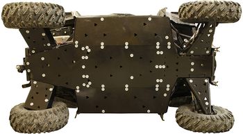 Skid plate full set (plastic): Polaris RZR 900 S / RZR 1000 S