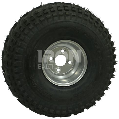 Wheel & tyre 22x12-8" (right)