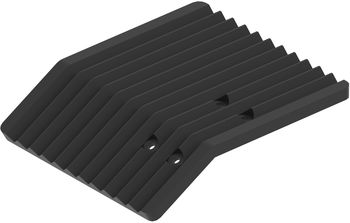 Plastic groomer blade left: for ski track maker