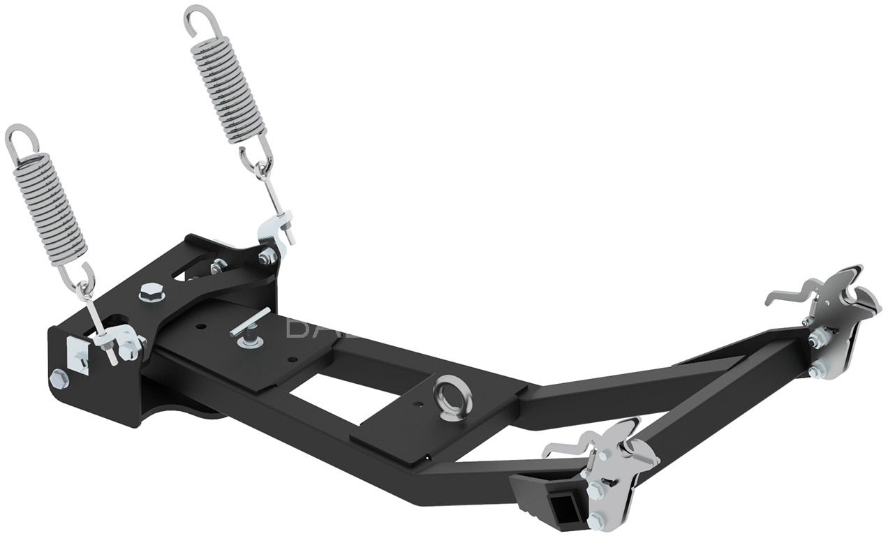 Front-mount push tubes: for tracks fitted ATV: ( regular mount )