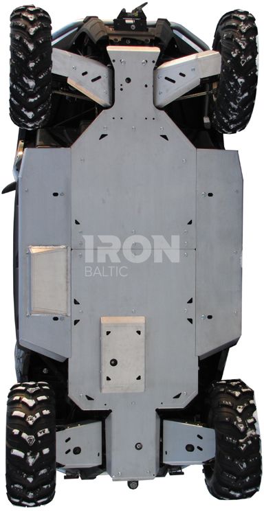 Skid plate full set (aluminium): ZFORCE 600 (Z6)