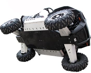Skid plate full set (plastic): Polaris RZR 800 S