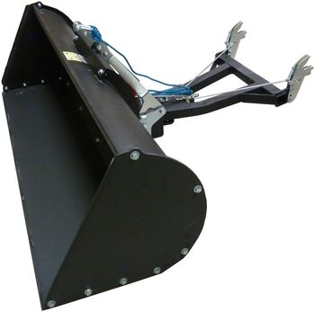 Plow bucket 1280 mm: with mechanical tilt