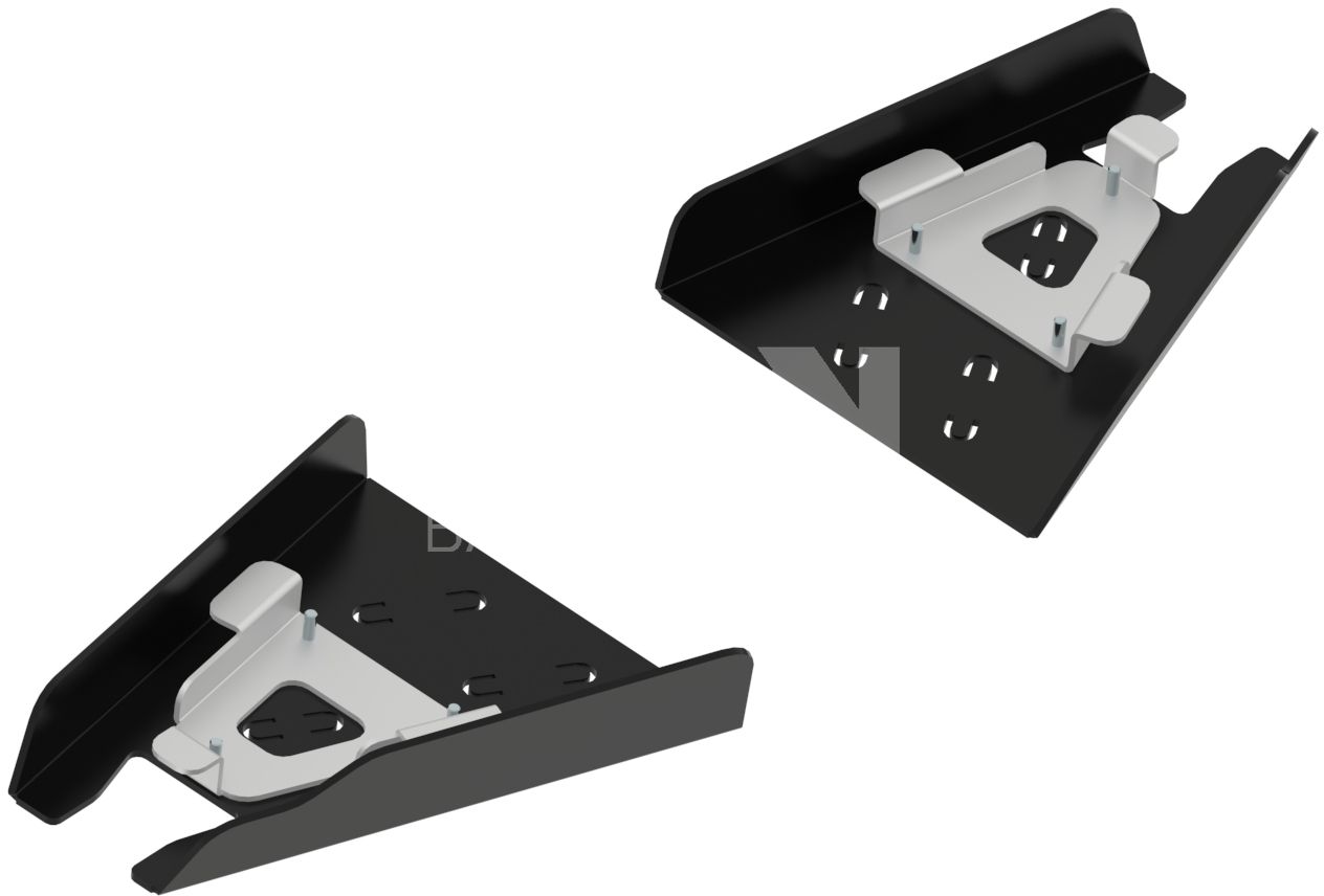Pl. Front A-arm guards (pair) Suzuki King Quad 450/500/750 EPS