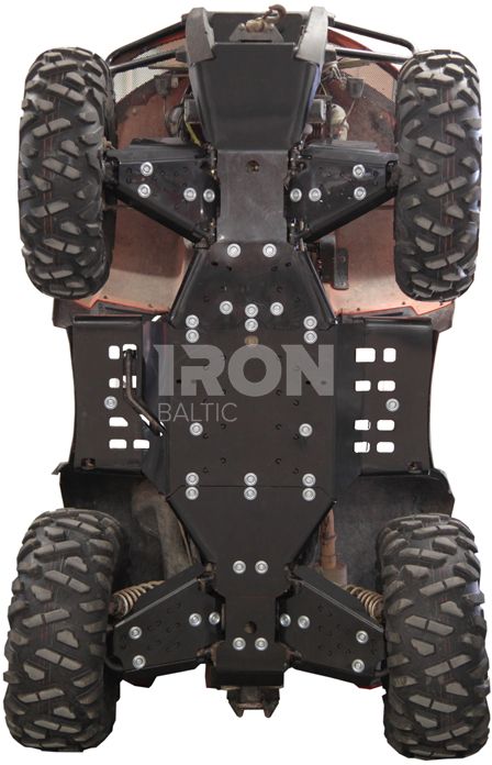 Skid plate full set (plastic): Arctic Cat 1000 XT