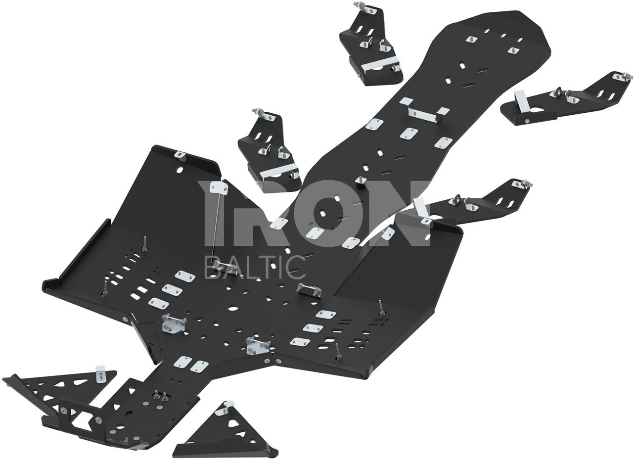 Skid plate full set (plastic): CanAm Outlander 6x6 450 MAX