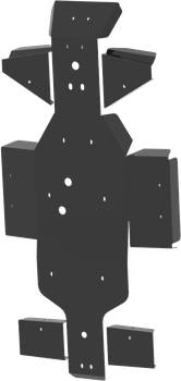 Skid plate full set (plastic): Linhai 400