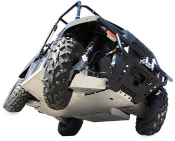 Skid plate full set (aluminium): Polaris Ranger 400 / EV