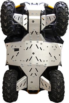 Skid plate full set (aluminium): LONCIN XWOLF 700: LONCIN XWOLF 550: GOES XWOLF 700