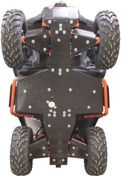 Skid plate full set (HDPE plastic): Segway Snarler AT6 L