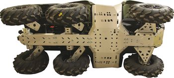 Skid plate full set (aluminium): CanAm Outlander 6x6 450 T