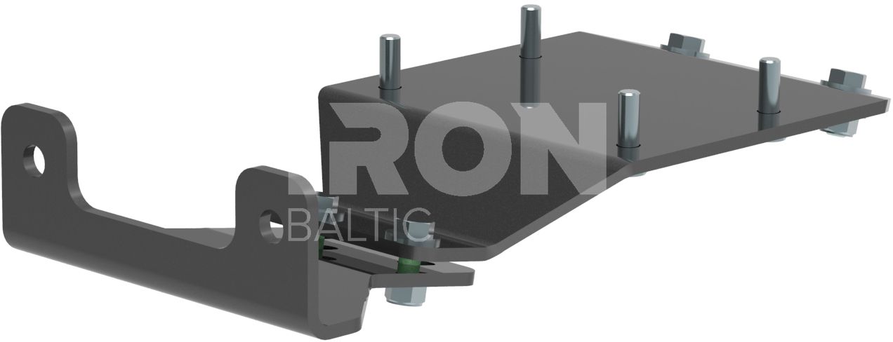 Front winch mounting kit: Polaris RZR 900 XP (-2014)