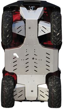 Skid plate full set (aluminium): Kawasaki Brute Force KVF 650 / 750 (2008 - ...)
