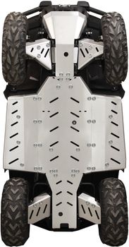 Skid plate full set (aluminium): CFMOTO CFORCE 450-L / 520-L: CFMOTO CFORCE 400 HO 2 UP: up to 2021 model year