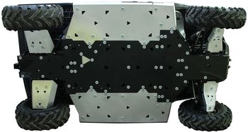 Skid plate full set (aluminium/plastic): CFMOTO UFORCE 600