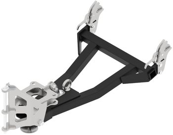 UTV Front mount quick attach push tube: V-Plow G2 1800