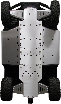 Skid plate full set (aluminium): Polaris Ranger 900 Diesel: Polaris Ranger 800 HO