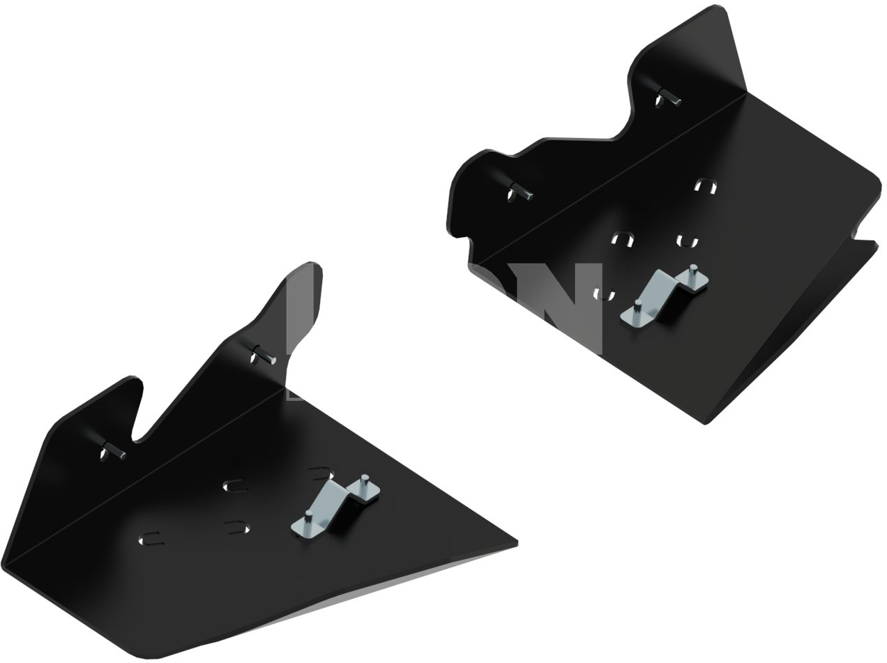 Pl. Rear A-arm guards (pair) Suzuki King Quad 450/500/750 EPS
