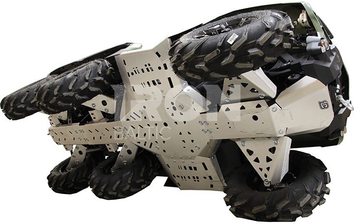 CanAm G2 Outlander 6x6 MAX - skid plate full set aluminium: (2017-2018)