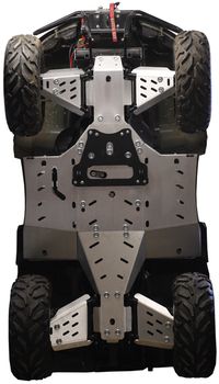 Skid plate full set (aluminium): Arctic Cat TRV 500 / 550 / 700