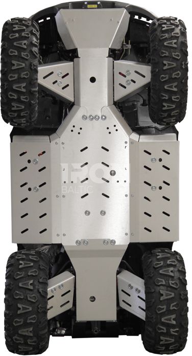 Skid plate full set (aluminium): GOES 525 / 625 MAX
