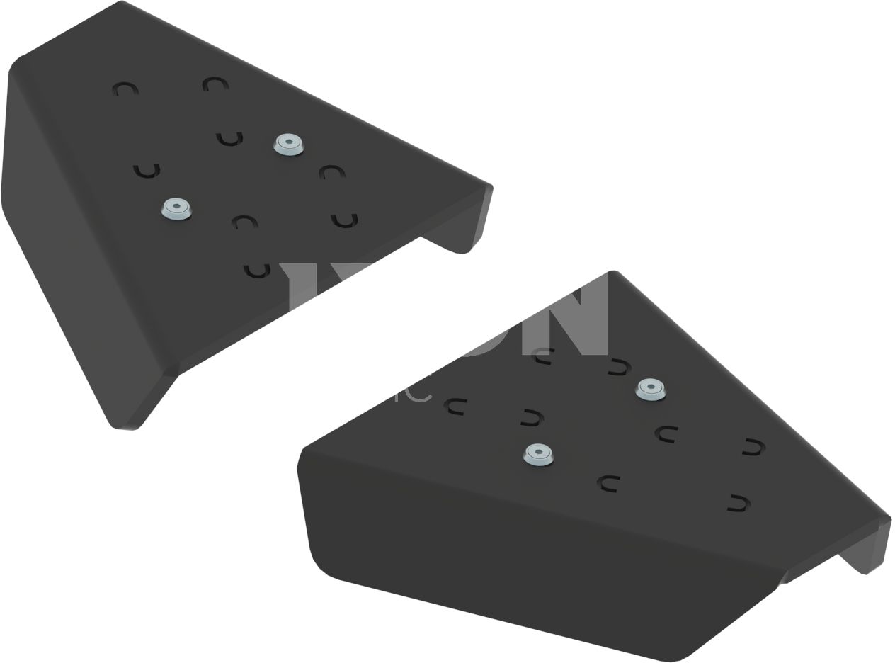 Pl. Front A-arm guards (pair) CF Moto X8 lux