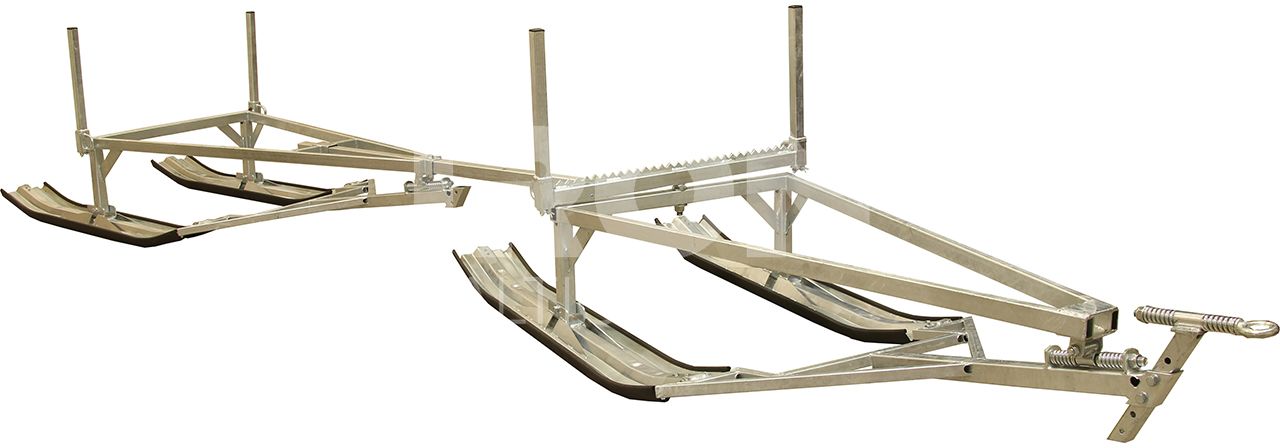 Timber sled: (timber trailer on skis)