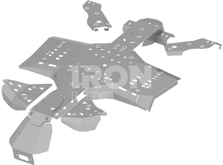 Skid plate full set (aluminium): CanAm G2 Outlander: 650/850/1000: ( 2019-2024)