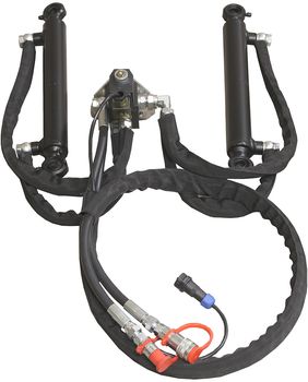 Hydraulic cylinders kit: with solenoid:(V-Plow 1500 turning)