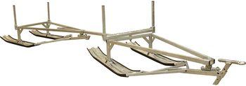 Timber sled: (timber trailer on skis)