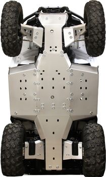 Skid plate full set (aluminium): Polaris Sportsman 570 X2 Nordic Pro (MY2025+)