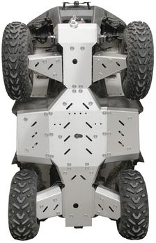 Skid plate full set (aluminium): Kymco MXU 700 (-2019)