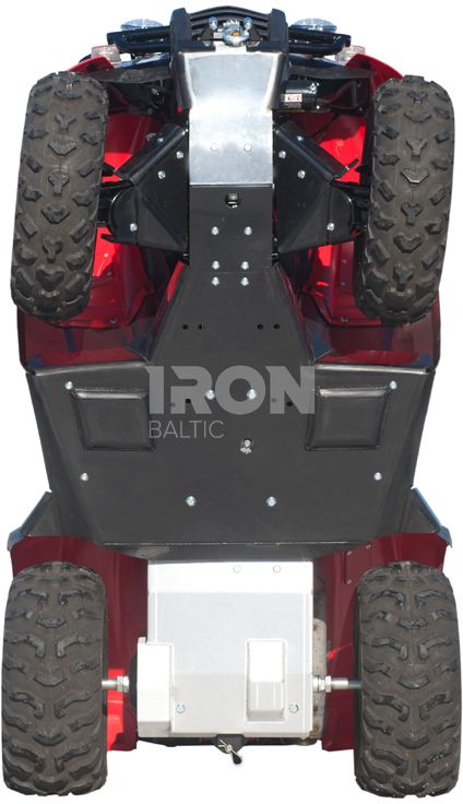 Skid plate full set (plastic): Honda TRX 420 FE/FM (-2013)